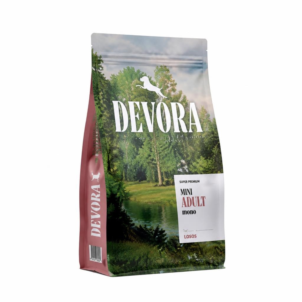 Briketirana hrana Devora Mini Adult mono 1,5 KG Akcija v trgovini Mr. Pet