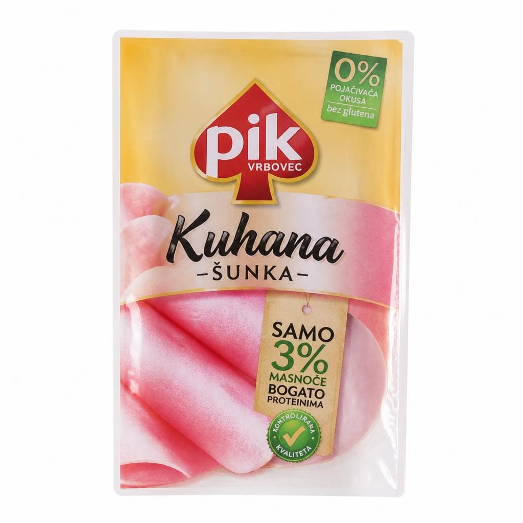 Narezek kuhana šunka Pik 125 g Akcija v trgovini Mercator