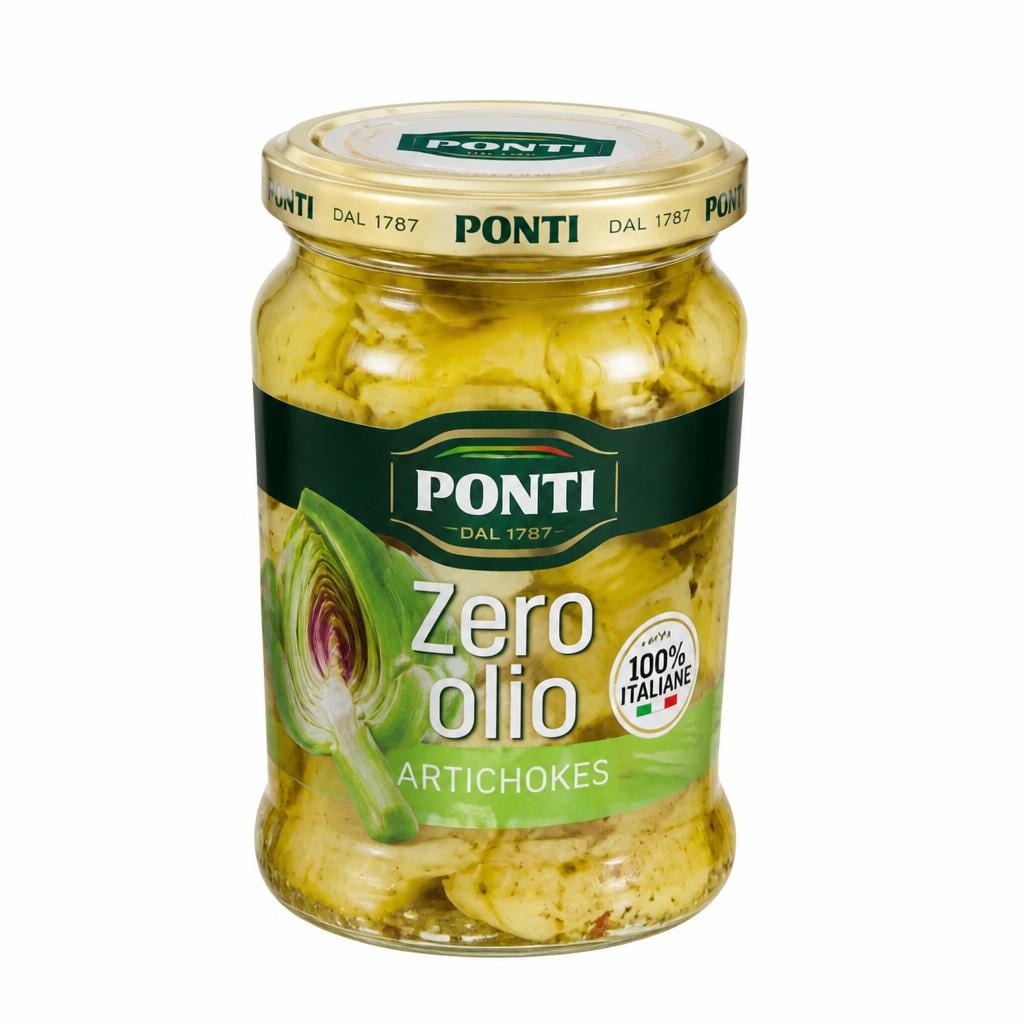 Artičoke ali sušeni paradižniki Ponti 280 g ali 300 g Akcija v trgovini E.Leclerc