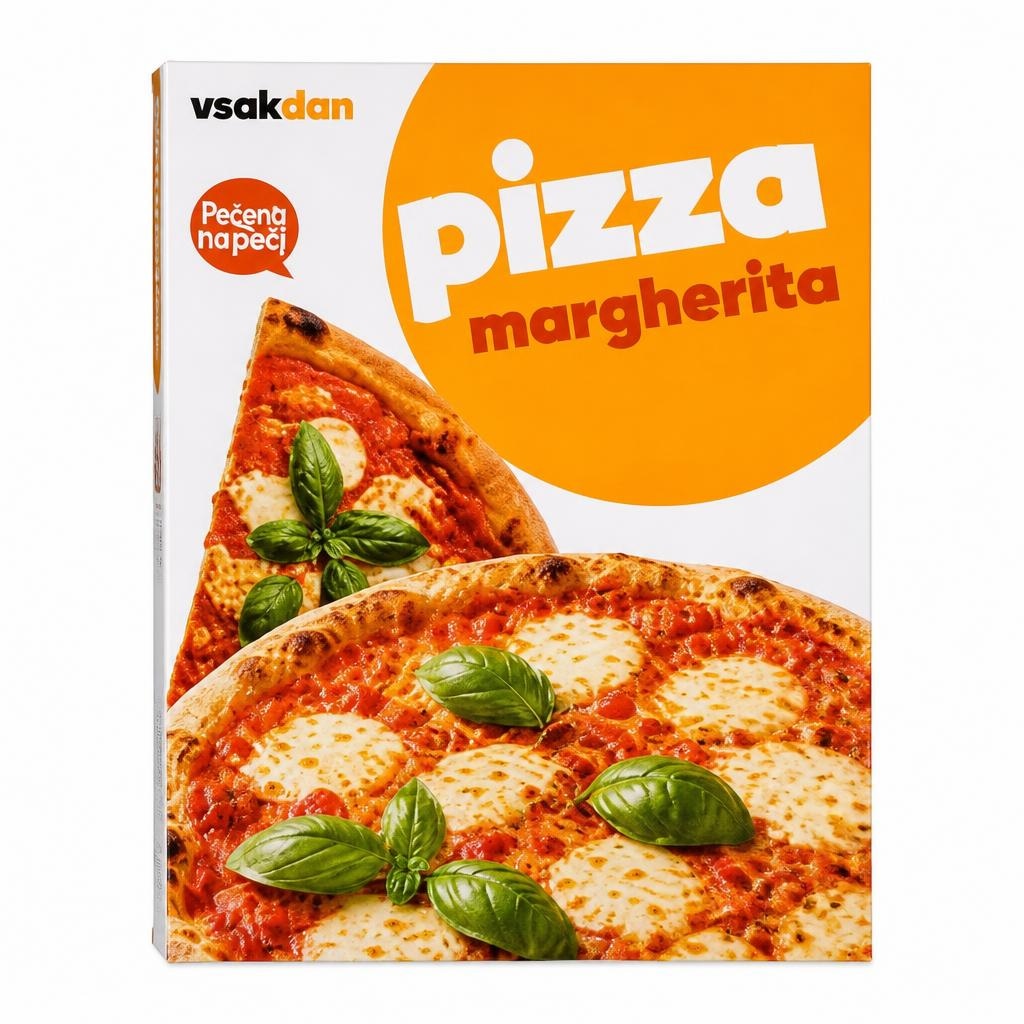 Pizza Margherita Vsakdan 330 g Akcija v trgovini Tuš