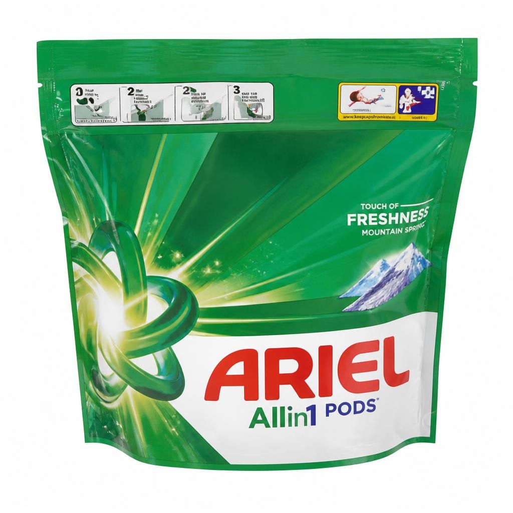 Ariel All in 1 Mountain spring kapsule 60/1 Akcija v trgovini Jager