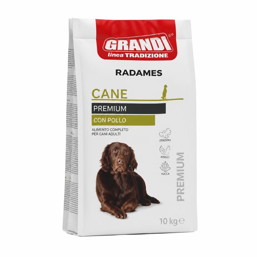 Grandi Radames Cane Premium briketi za pse 10 kg Akcija v trgovini Eurospin