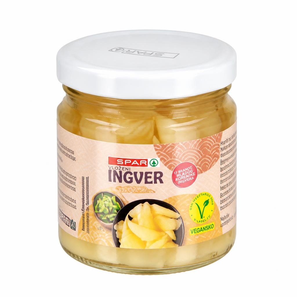 Spar Vloženi ingver 190 g Akcija v trgovini Spar