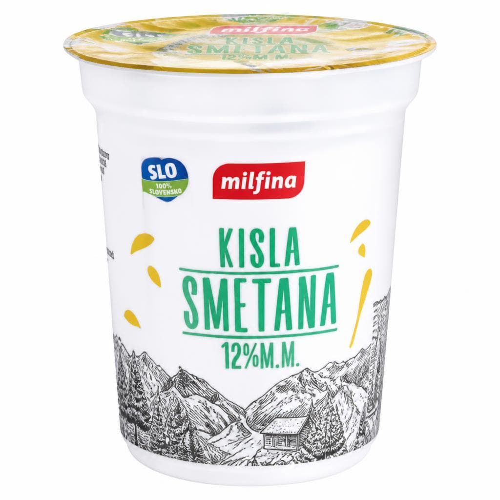 Kisla smetana 400 g MILFINA Akcija v trgovini Hofer