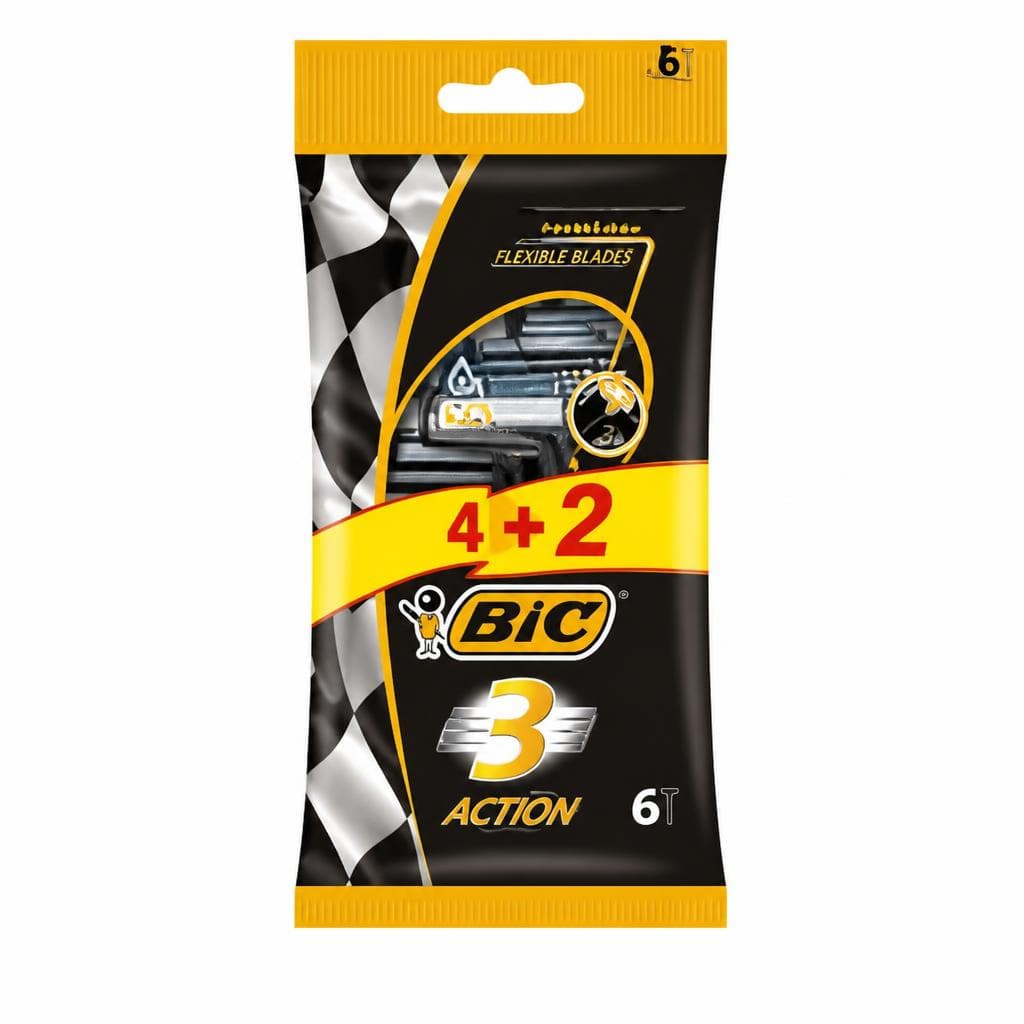 Bic 3 Action 4+2 Akcija v trgovini Mercator