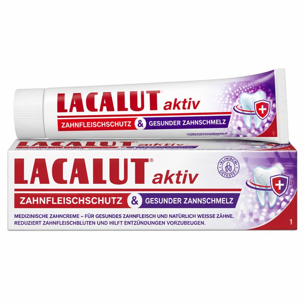 Lacalut zobna krema Aktiv Zahnfleischschutz 75 ml - Akcija v trgovini Mueller