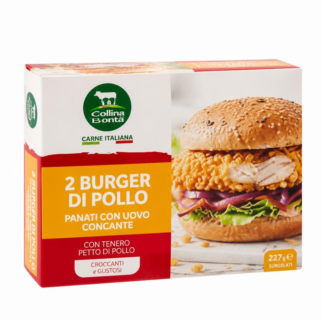 Collina Bonta Burger s paniranim piščancem 227 g - Akcija v trgovini Eurospin