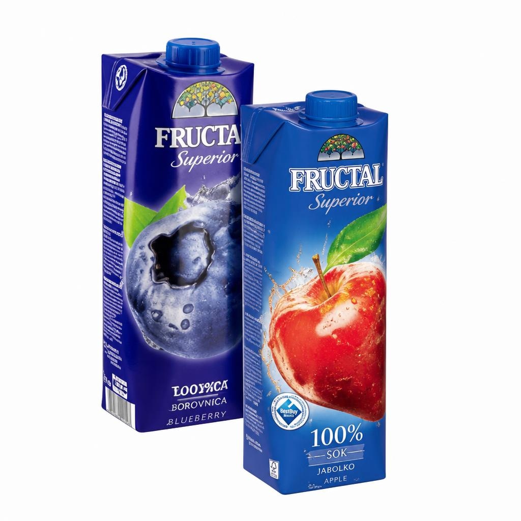 100 % sok Superior ali nektar Superior 1 l Fructal Akcija v trgovini Spar
