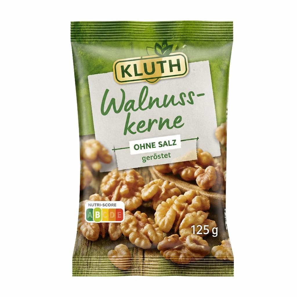 Kluth praženi oreščki brez soli z ameriškimi orehi 125 g Akcija v trgovini Regal Shop
