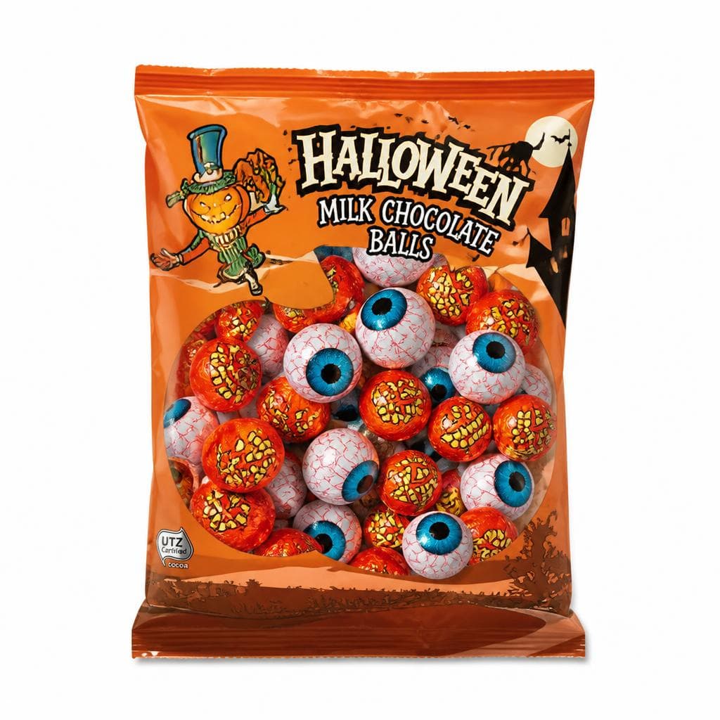 Halloween čokoladne kroglice 200 g Akcija v trgovini Lidl