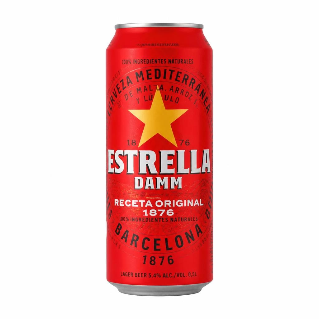 Pivo Estrella Damm 0,5 l - Akcija v trgovini E.Leclerc