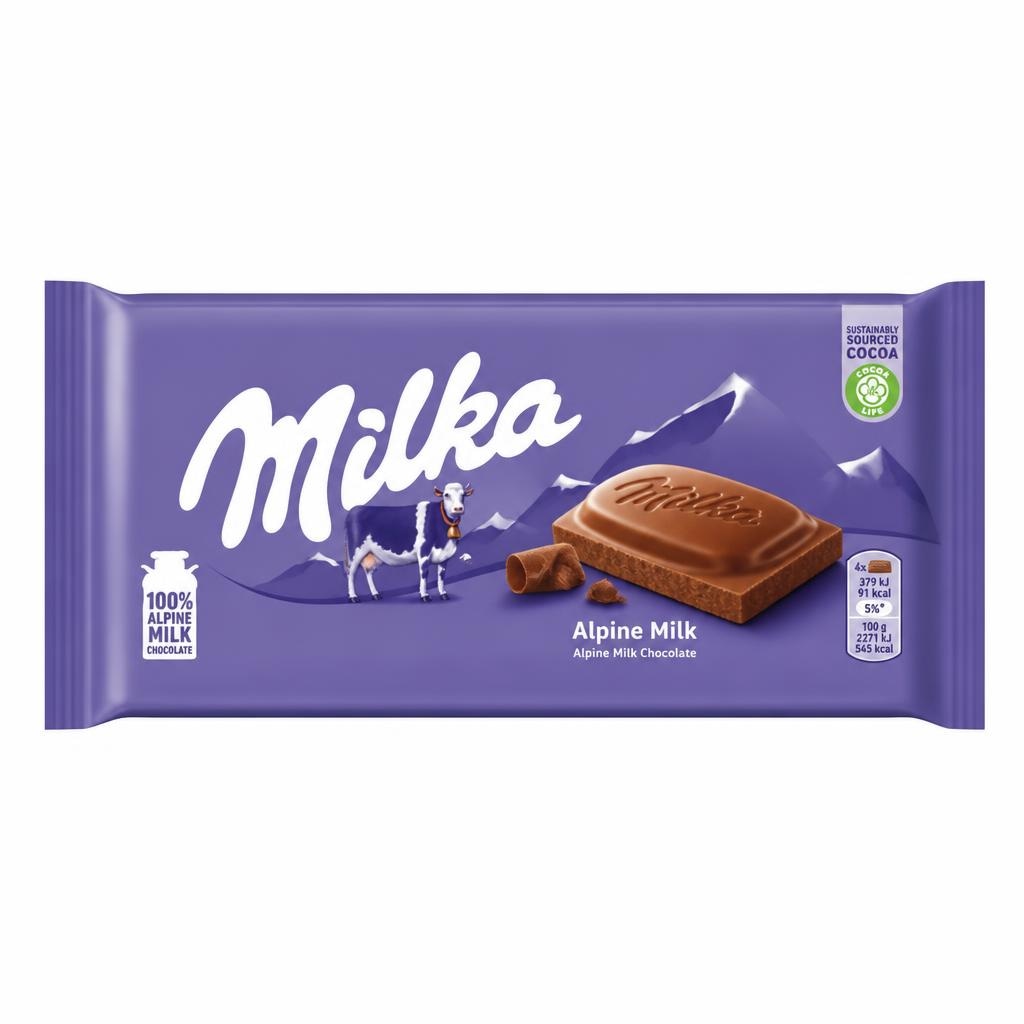Čokoladna tablica Milka 87,5 g - 100 g - Akcija v trgovini E.Leclerc