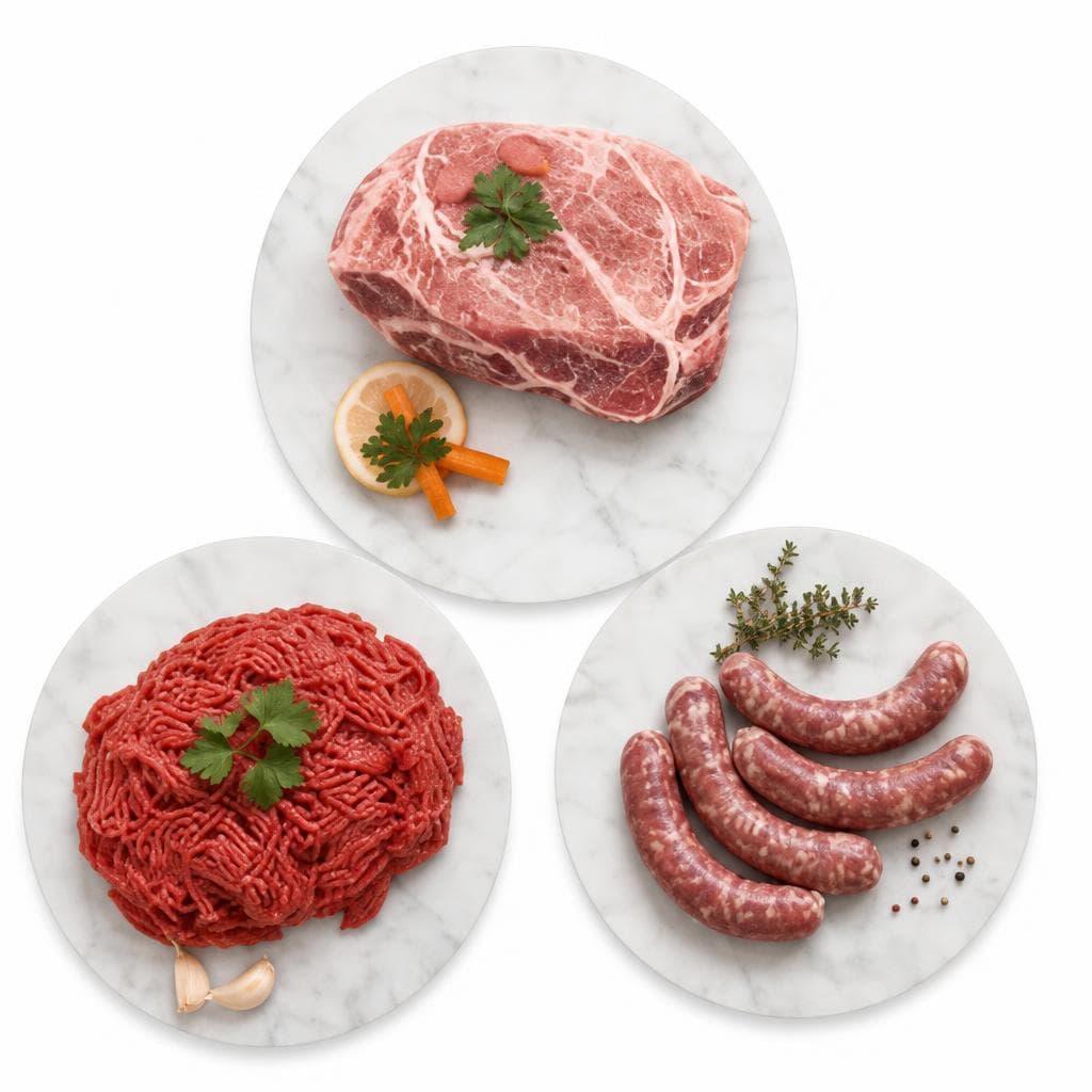 Lastni mesni pripravki 1 kg Akcija v trgovini Tuš