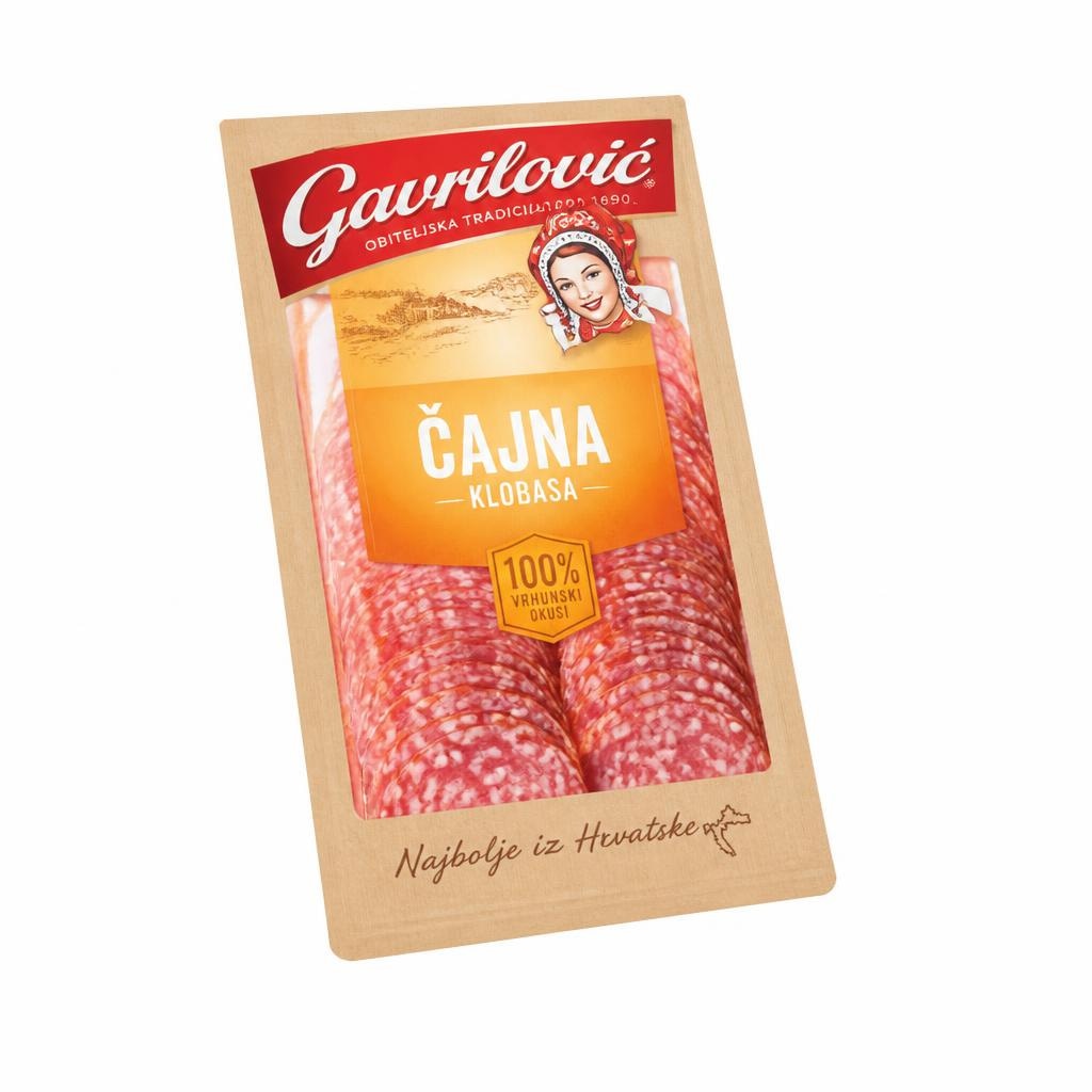 Čajna klobasa Gavrilović 80 g Akcija v trgovini E.Leclerc