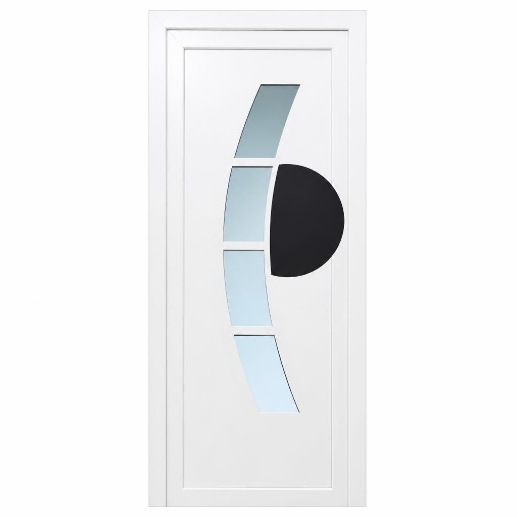 PVC vhodna vrata 'Milano KF740' Akcija v trgovini Bauhaus
