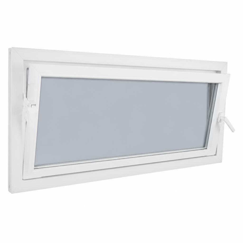 PVC nagibno okno 'Q59' 100 x 50 cm Solid Elements Bauhaus Akcija v trgovini Bauhaus