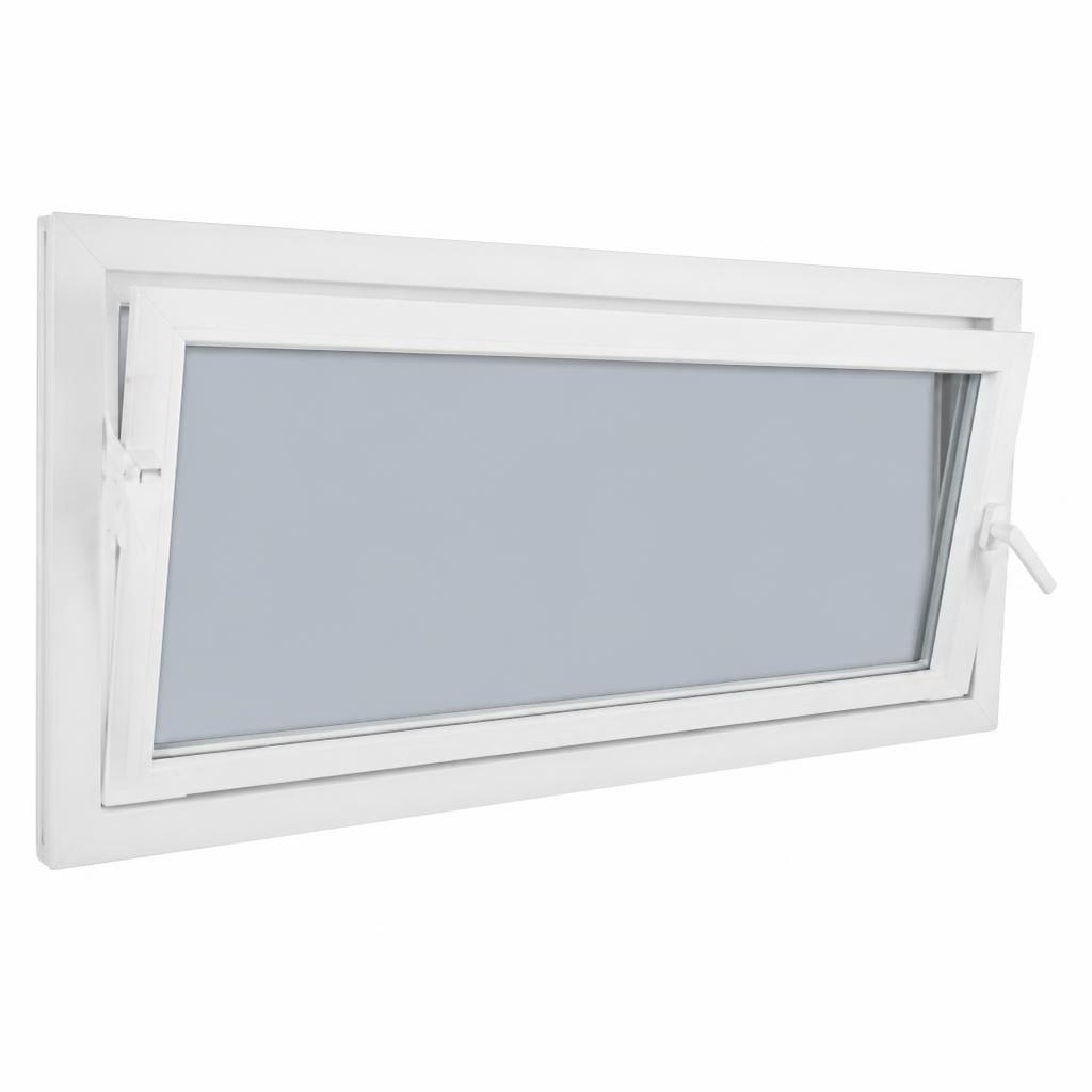 PVC nagibno okno 'Q59' 100 x 50 cm Solid Elements Bauhaus Akcija v trgovini Bauhaus