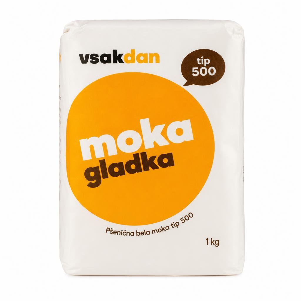Pšenična moka Vsakdan 1 kg - Akcija v trgovini Tuš