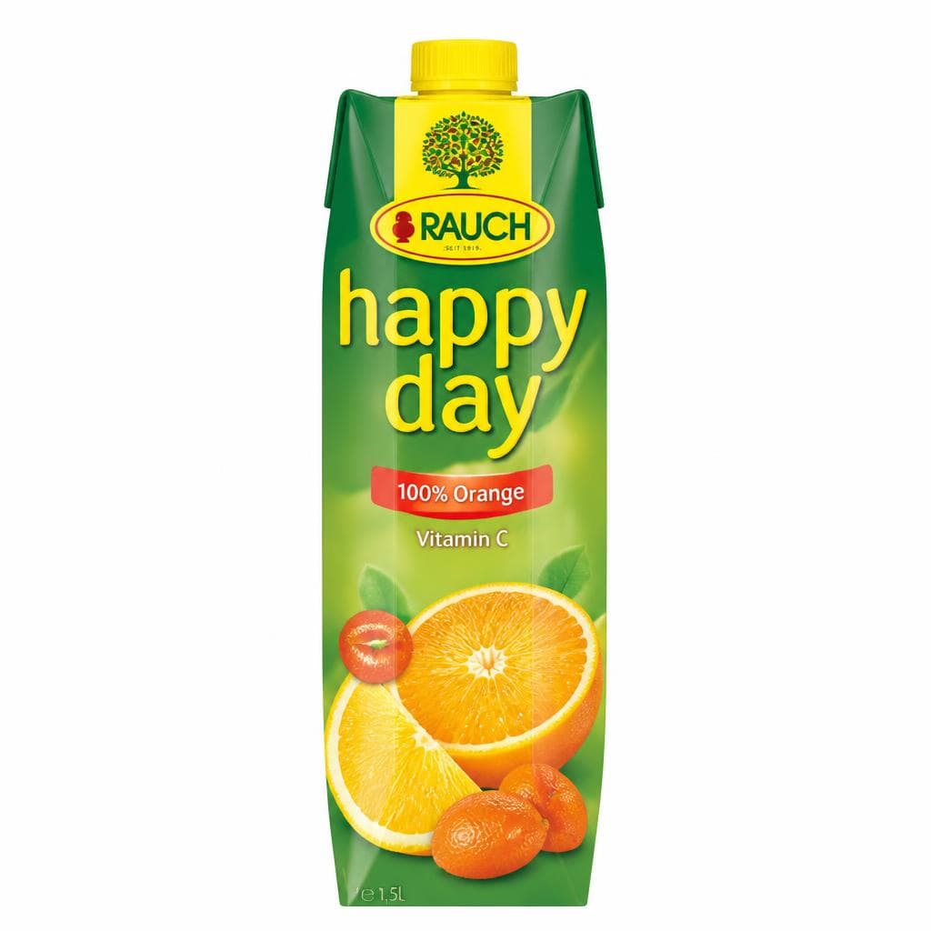 Pijača Rauch Happy Day 1 l Akcija v trgovini Tuš