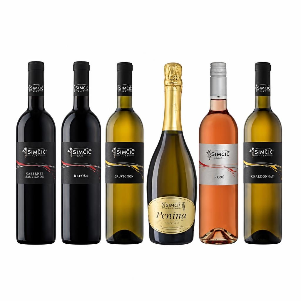 Izbrana vina Simčič 0,75l - Akcija v trgovini Mercator