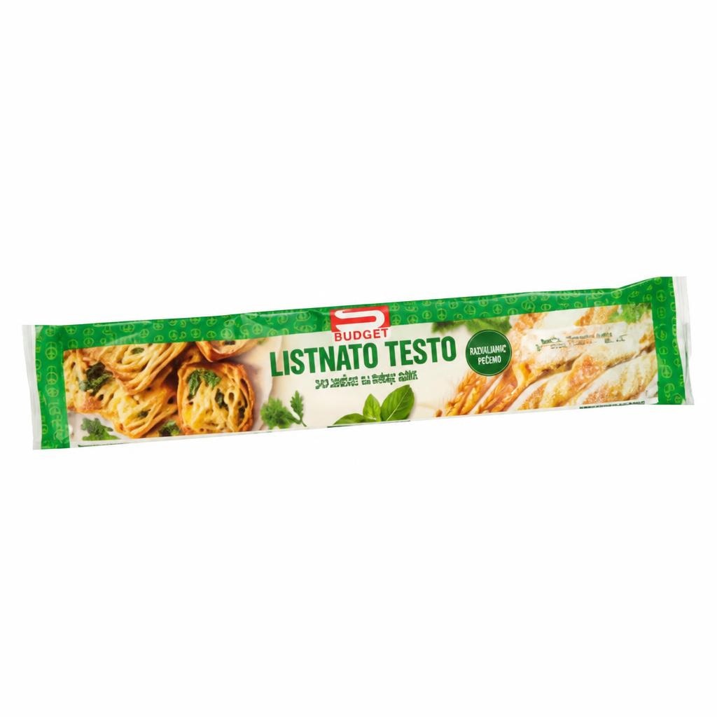 LISTNATO TESTO 275 g S-BUDGET Akcija v trgovini Spar
