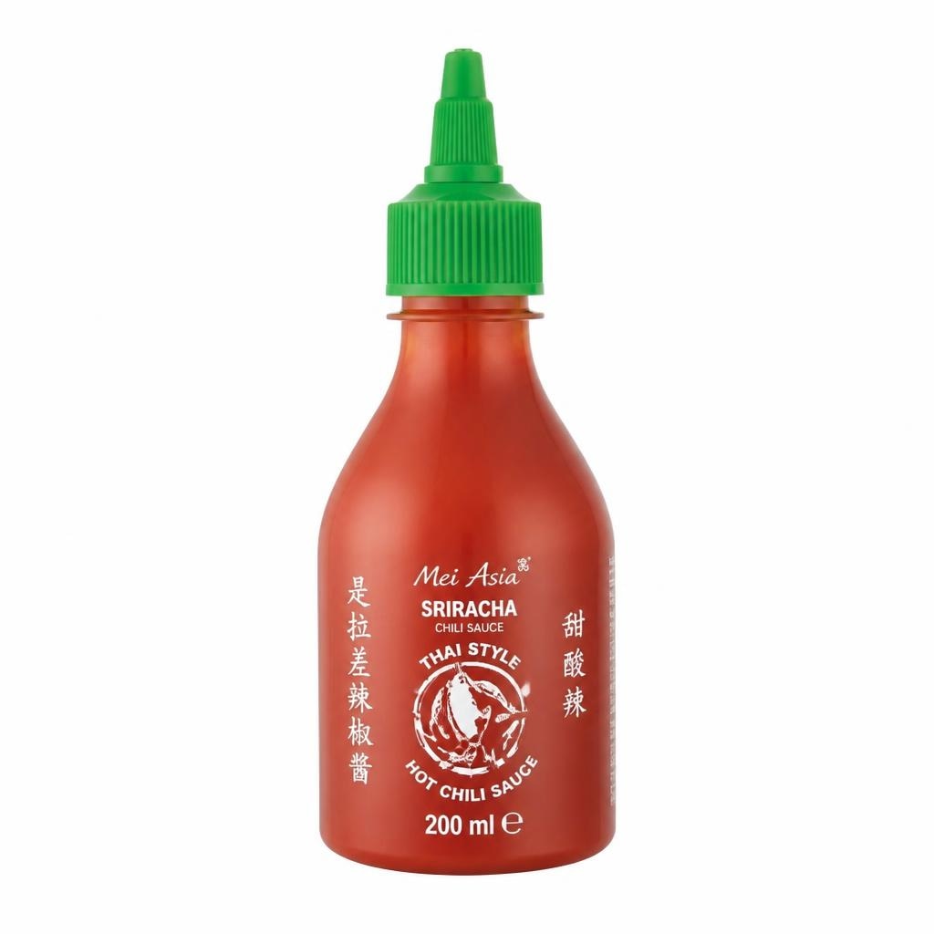 Omaka chili Sriracha Mei Asia 200 ml Akcija v trgovini Mercator