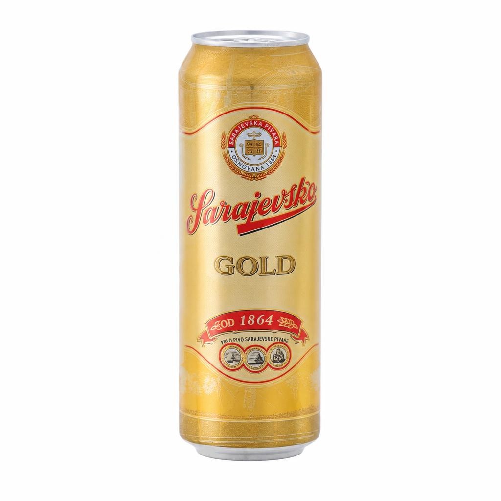 Sarajevsko Gold svetlo pivo 0,5 l - Akcija v trgovini E.Leclerc