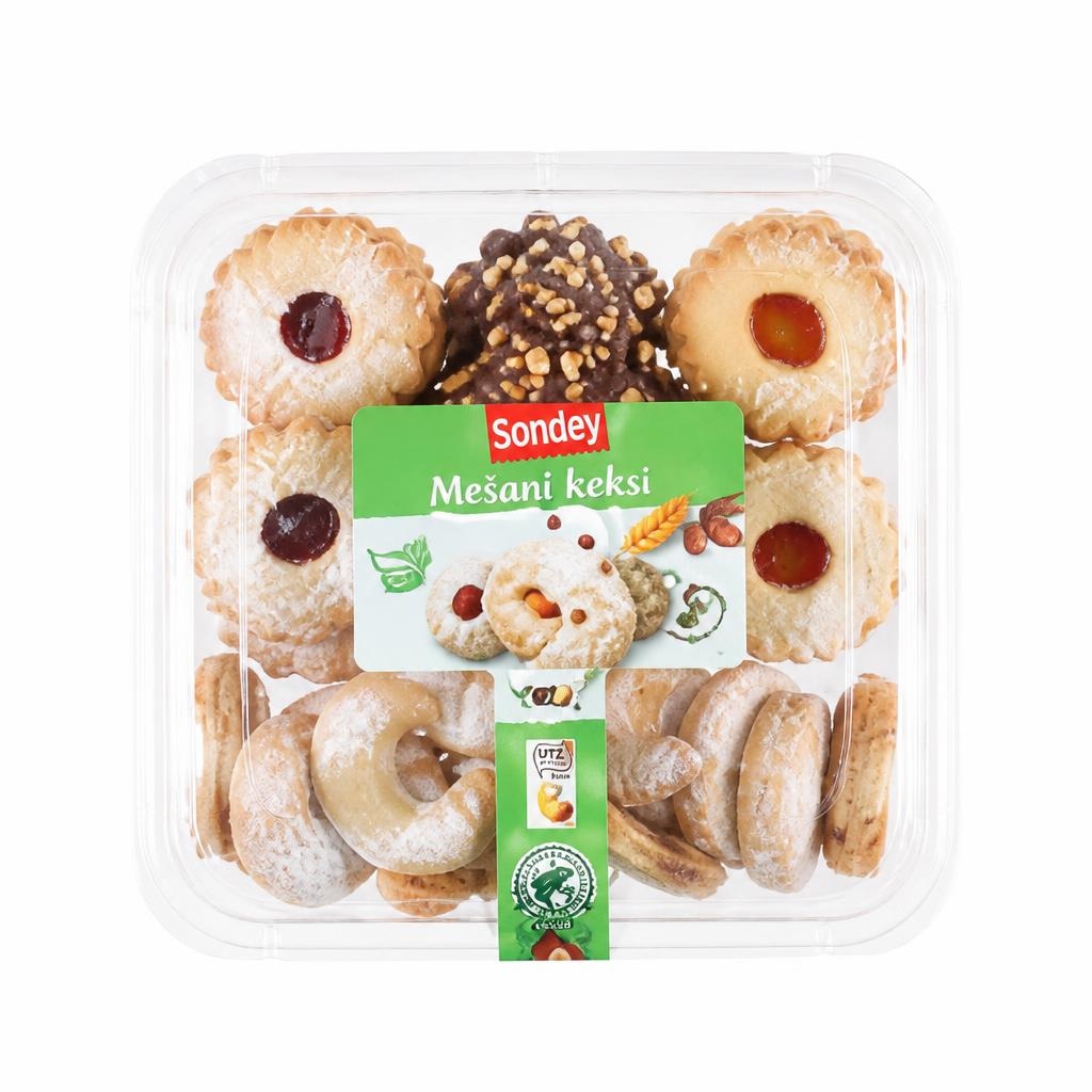 SONDEY Mešani keksi 400 g Akcija v trgovini Lidl