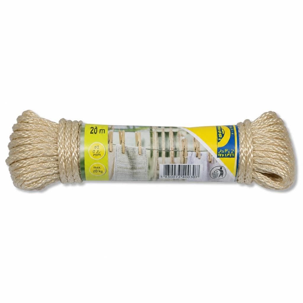 Vrv za obešanje perila d 25 m x Ø 3 mm Akcija v trgovini Bauhaus