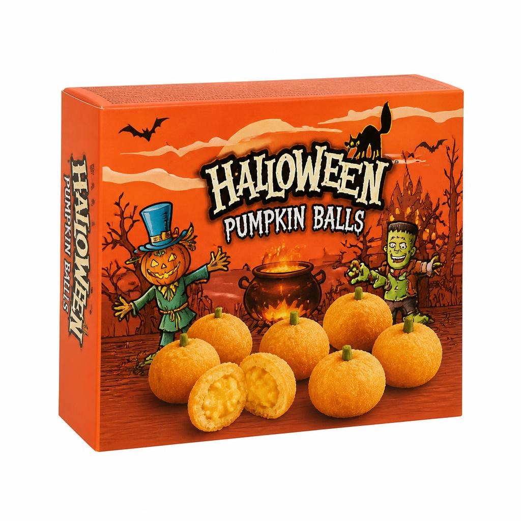 HALLOWEEN bučkine kroglice 16 x 16 g Akcija v trgovini Lidl