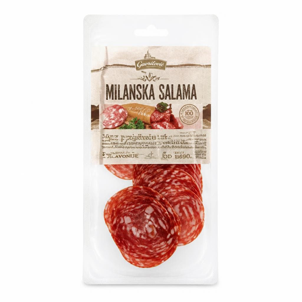 Milanska salama 80 g Alpija Akcija v trgovini Spar