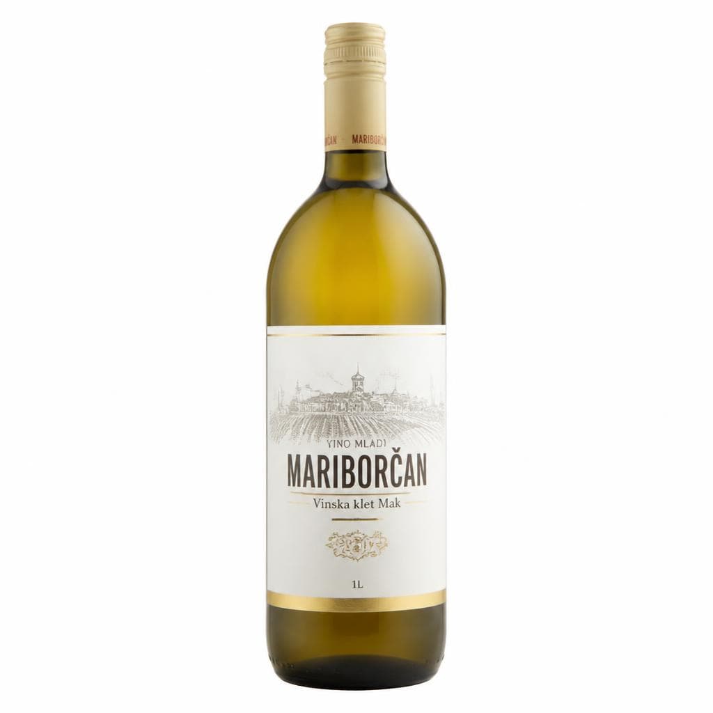 Vino Mladi Mariborčan 1 L Vinska klet Mak Akcija v trgovini Jager