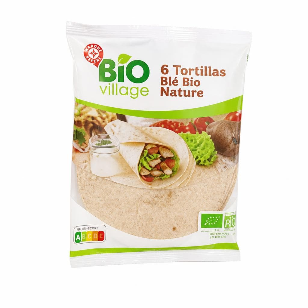Pšenične tortilje Bio Village 240 g Akcija v trgovini E.Leclerc