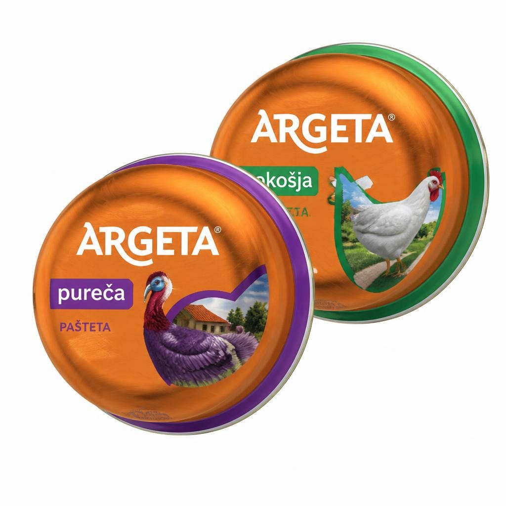 Kokošja ali puranja pašteta Argeta 95 g Akcija v trgovini E.Leclerc