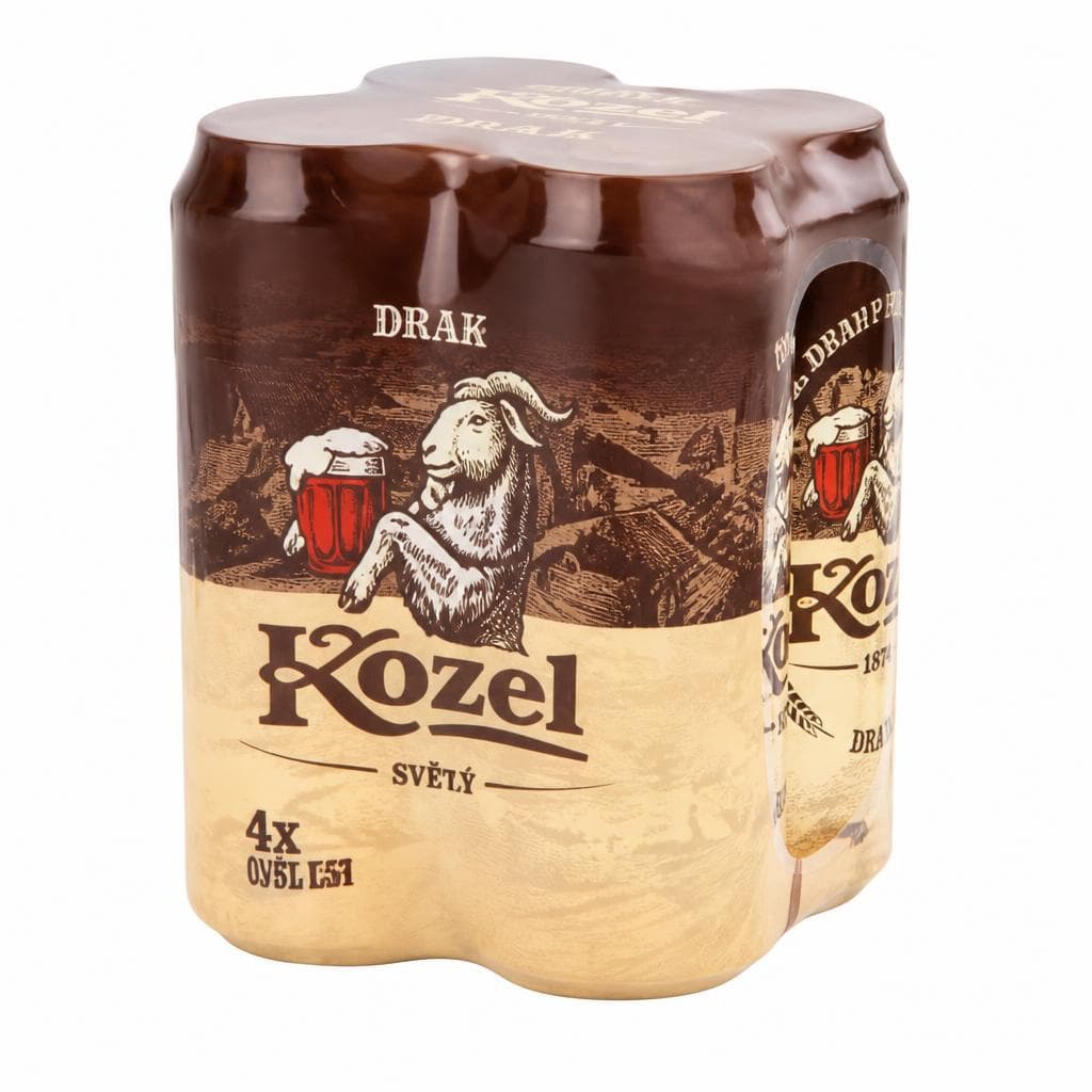 Pivo Kozel 4 x 0,5 l Akcija v trgovini Mercator