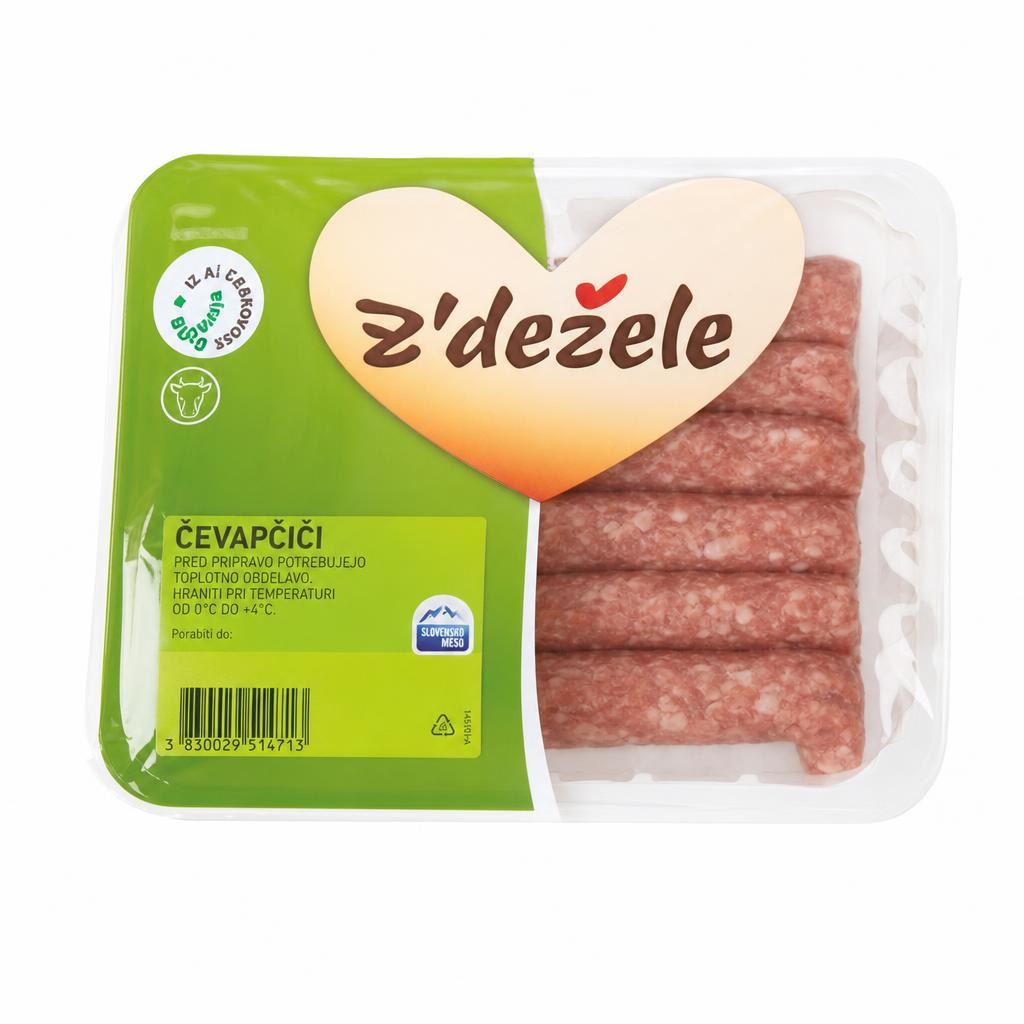 Čevapčiči 480 g Z'dežele - Akcija v trgovini Spar