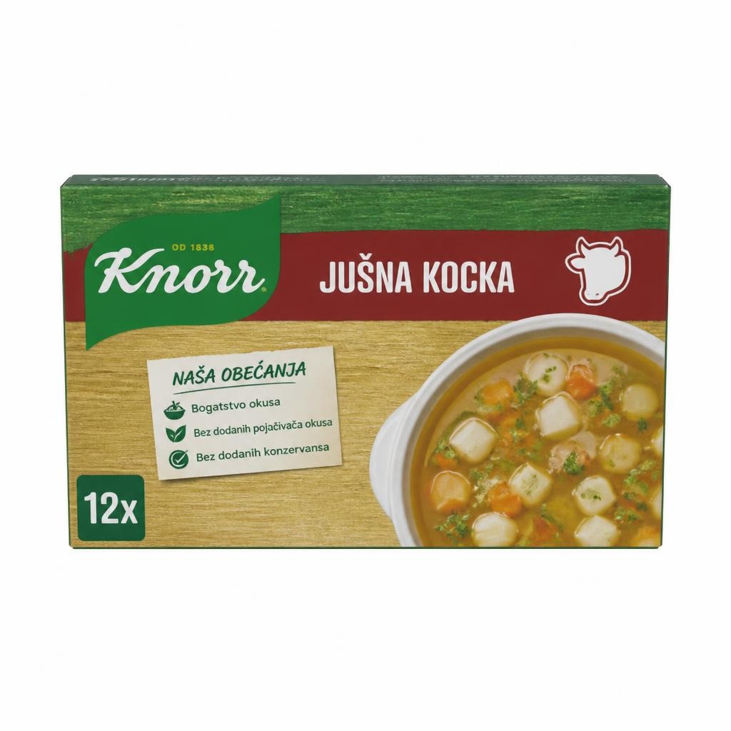 Knorr Jušna kocka 120 g Akcija v trgovini Spar