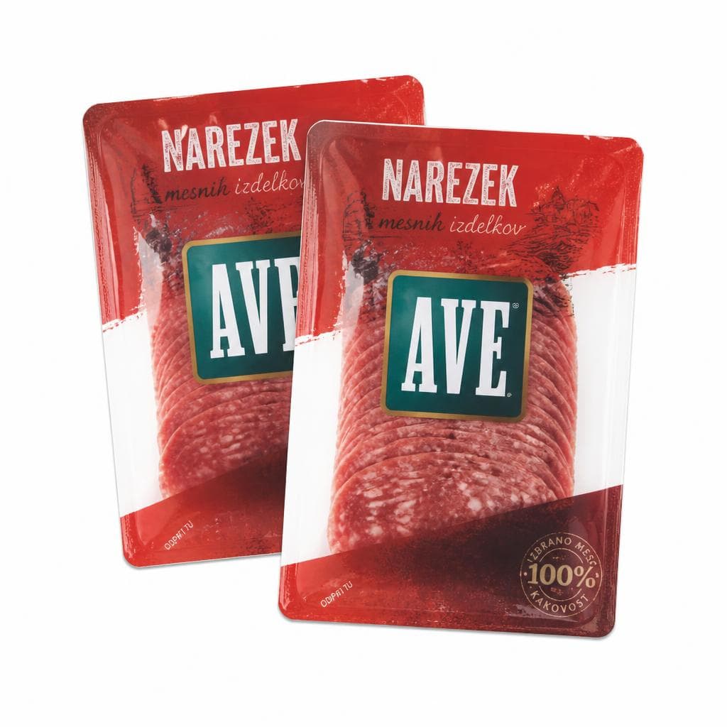 Ave narezek 80 g ali 100 g Akcija v trgovini Spar