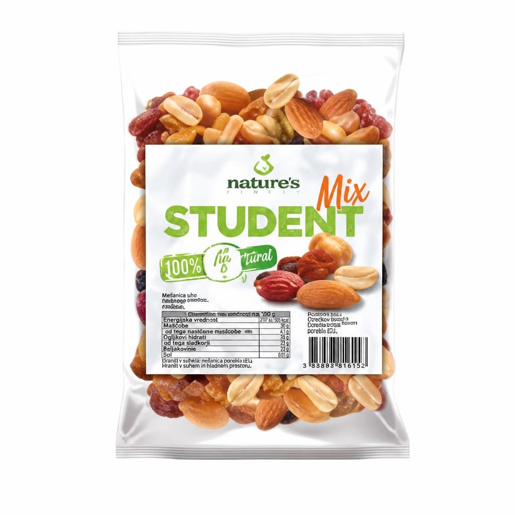 Študentski mix 500 g - Akcija v trgovini Tuš