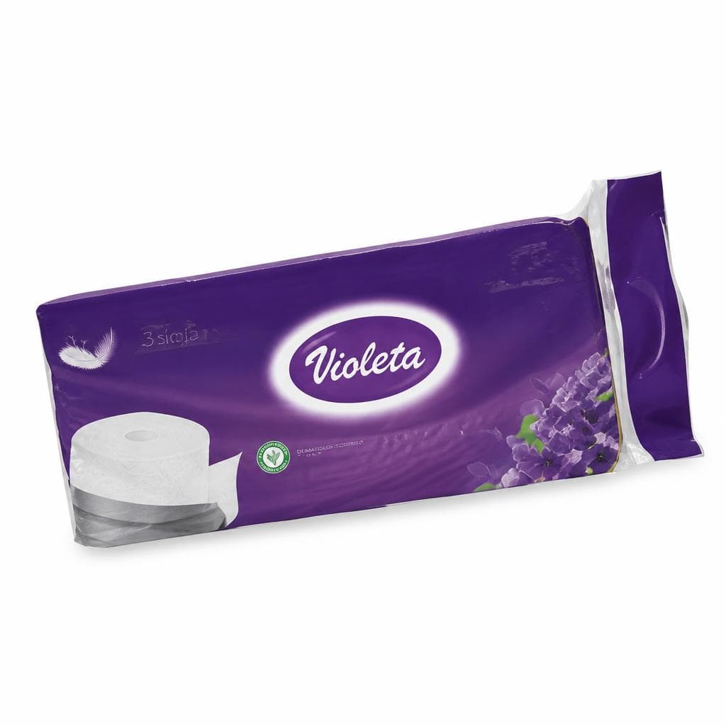 Toaletni papir Violeta Premium 10/1 Akcija v trgovini Spar