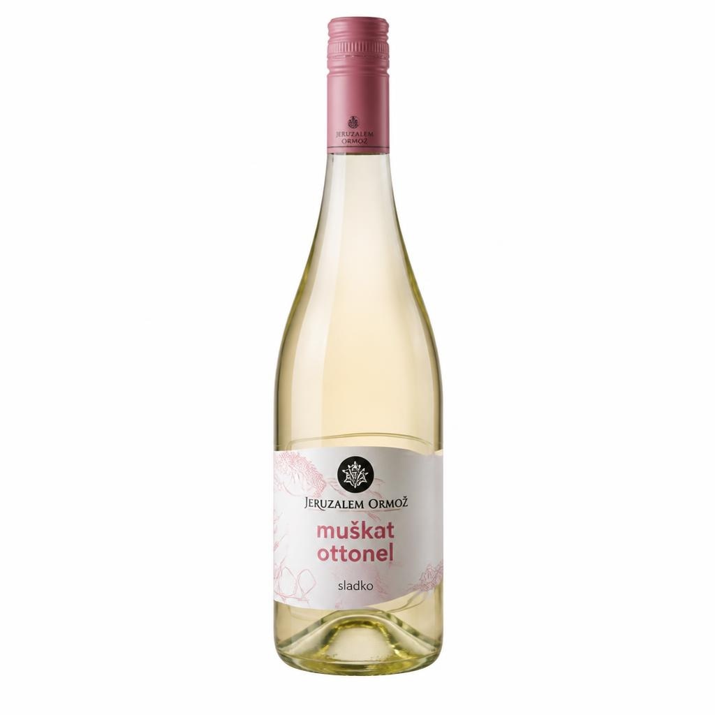 Kakvoostno vino ZGP Muškat Ottonel "Jeruzalem Ormož" 0,75 l Akcija v trgovini E.Leclerc