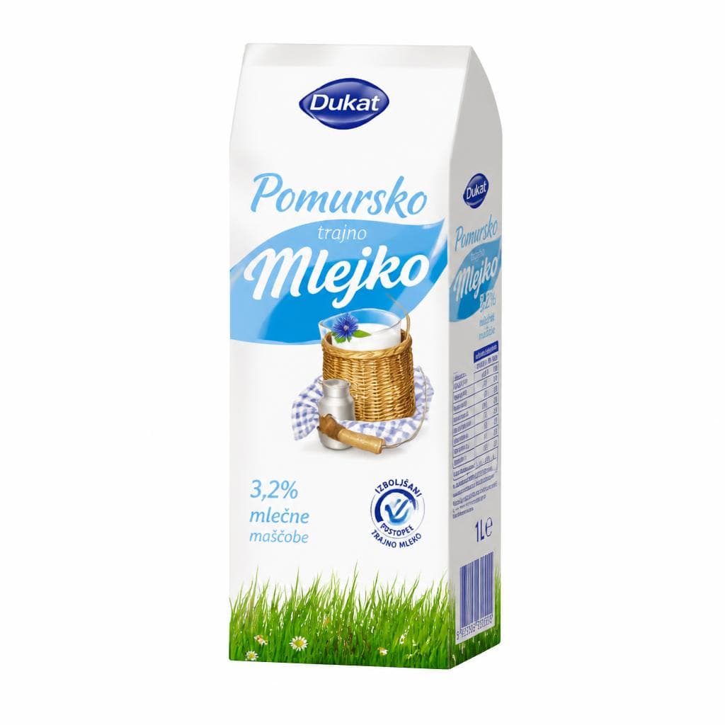 Pomursko Mlejko 1 l Pomurske Mlekarne Akcija v trgovini Tuš