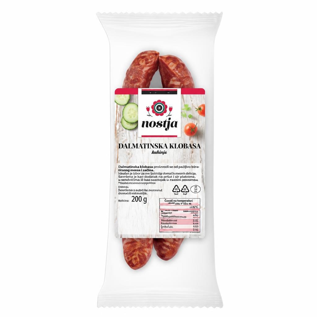 NOSTJA Dalmatinska klobasa 200 g - Akcija v trgovini Lidl