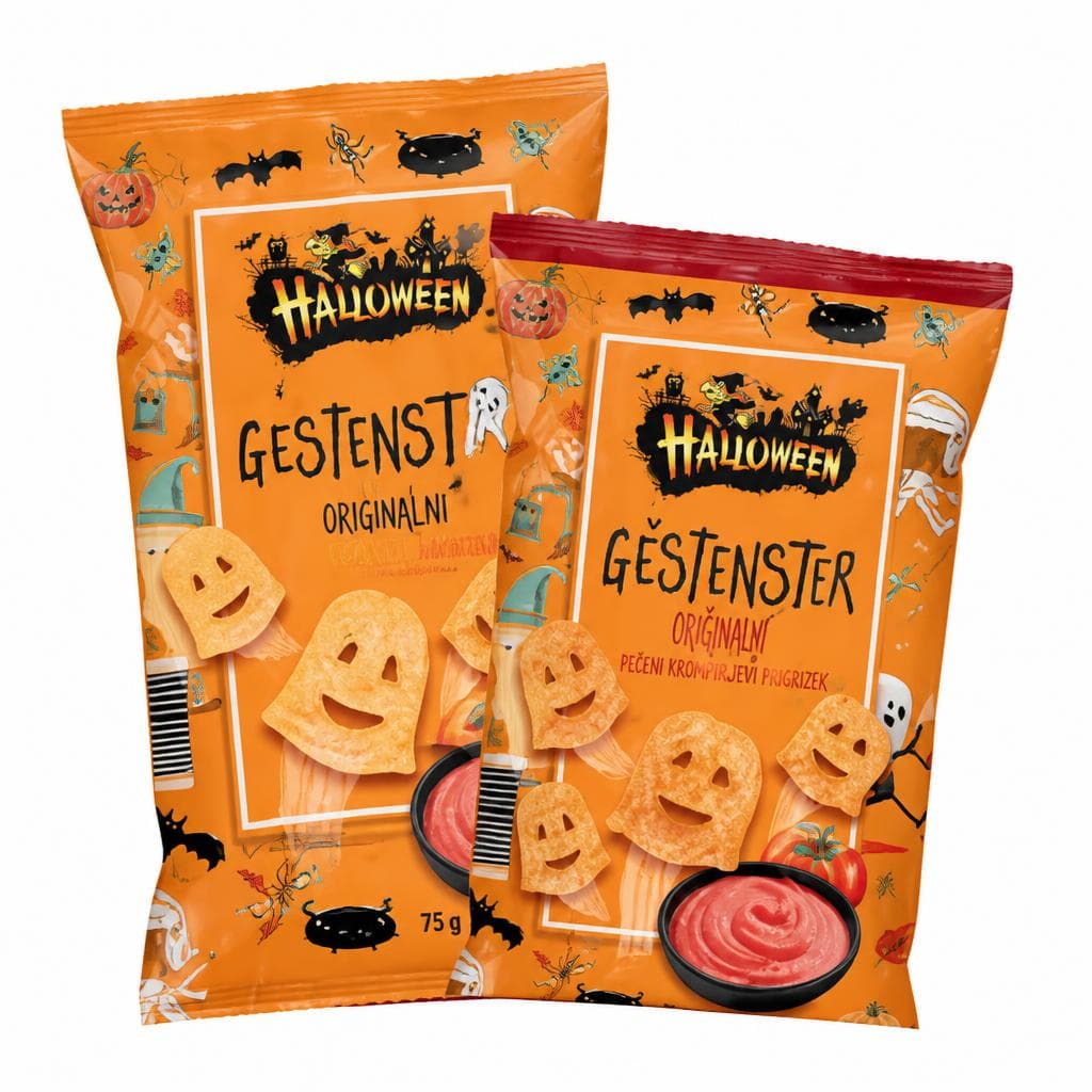 Halloween hrustljavi prigrizek 75 g Akcija v trgovini Hofer