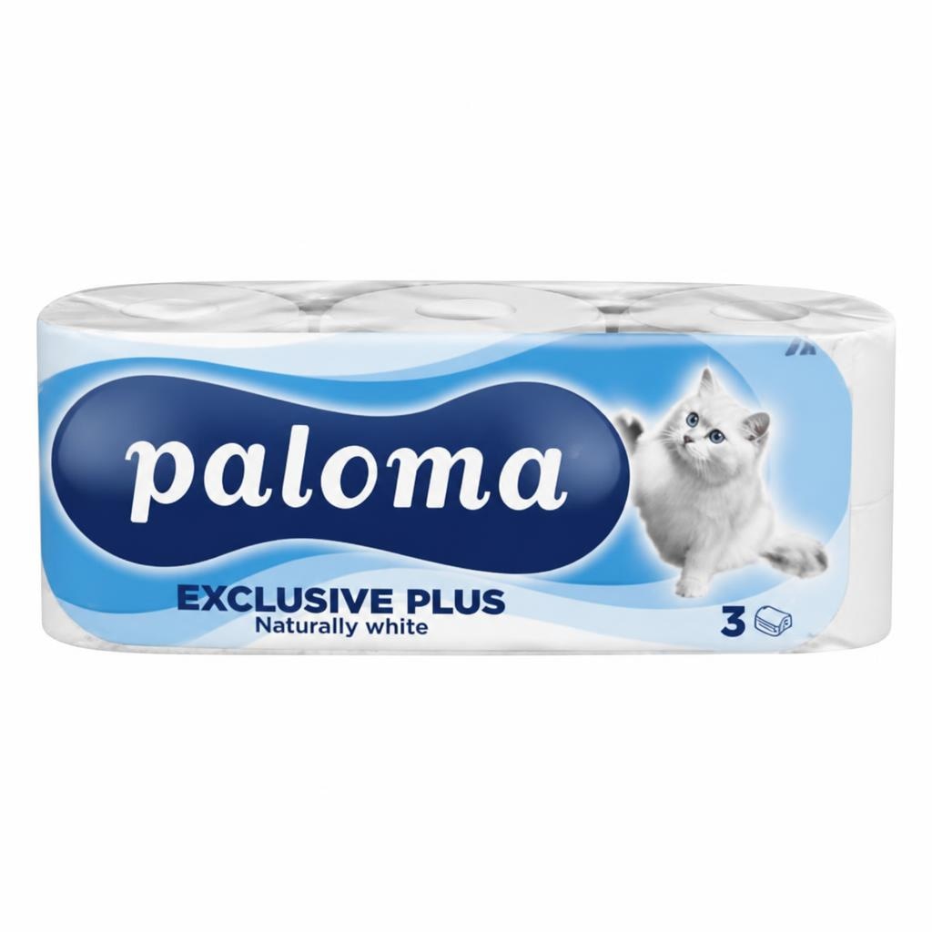Toaletni papir Paloma Exclusive 10/1 - Akcija v trgovini E.Leclerc