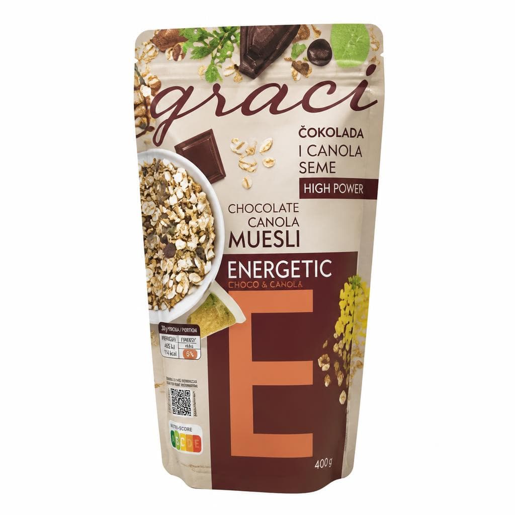 Muesli Graci 300 g ali 400 g Akcija v trgovini Mercator