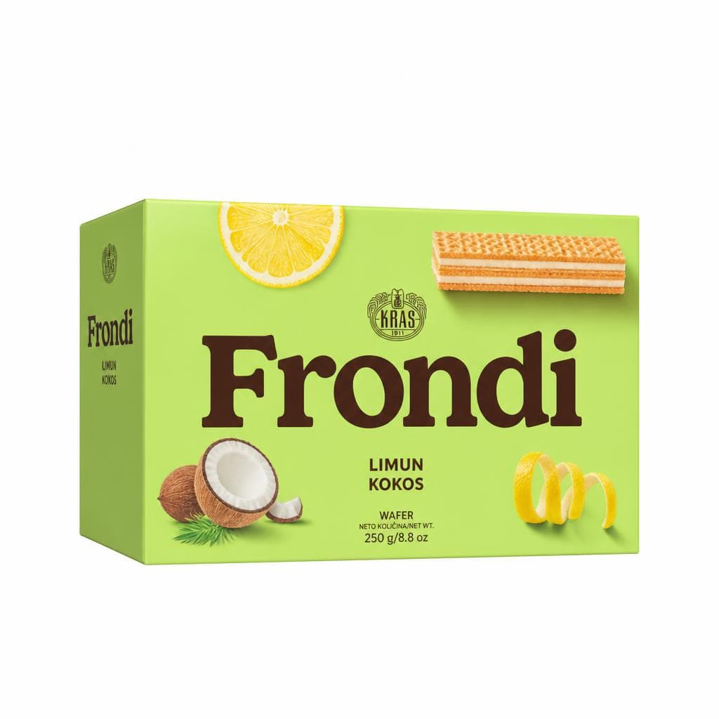 Napolitanke Frondi 250 g Akcija v trgovini Tuš