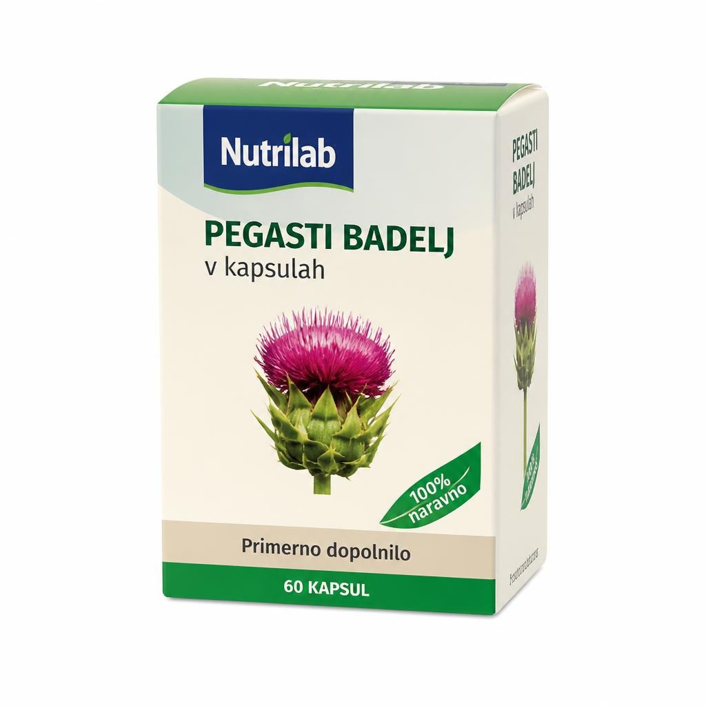 Nutrilab pegasti badelj v kapsulah 60 kosov Akcija v trgovini Mueller