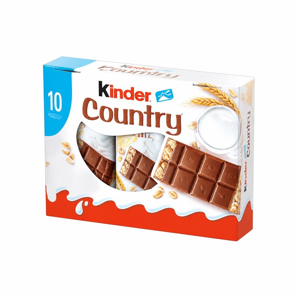 Žitna ploščica Country Kinder 10x 23,5 g Akcija v trgovini E.Leclerc