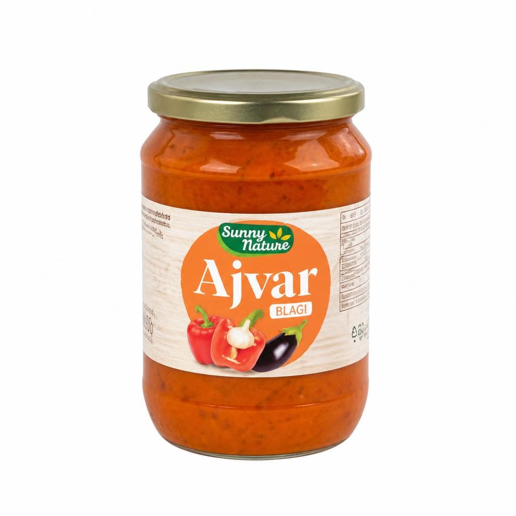 Sunny Nature ajvar, blagi 690 g Akcija v trgovini Eurospin
